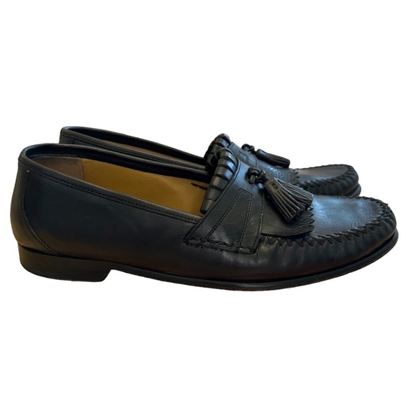 J Murphy Black Loafers Men's Size 10 - Picture 2 of 11